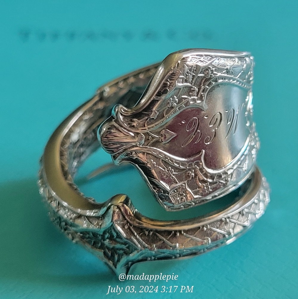 1872 Tiffany & Co. Persian Nut Pick Ring Sterling Silver Luxury Vintage #153 - Picture 12 of 17